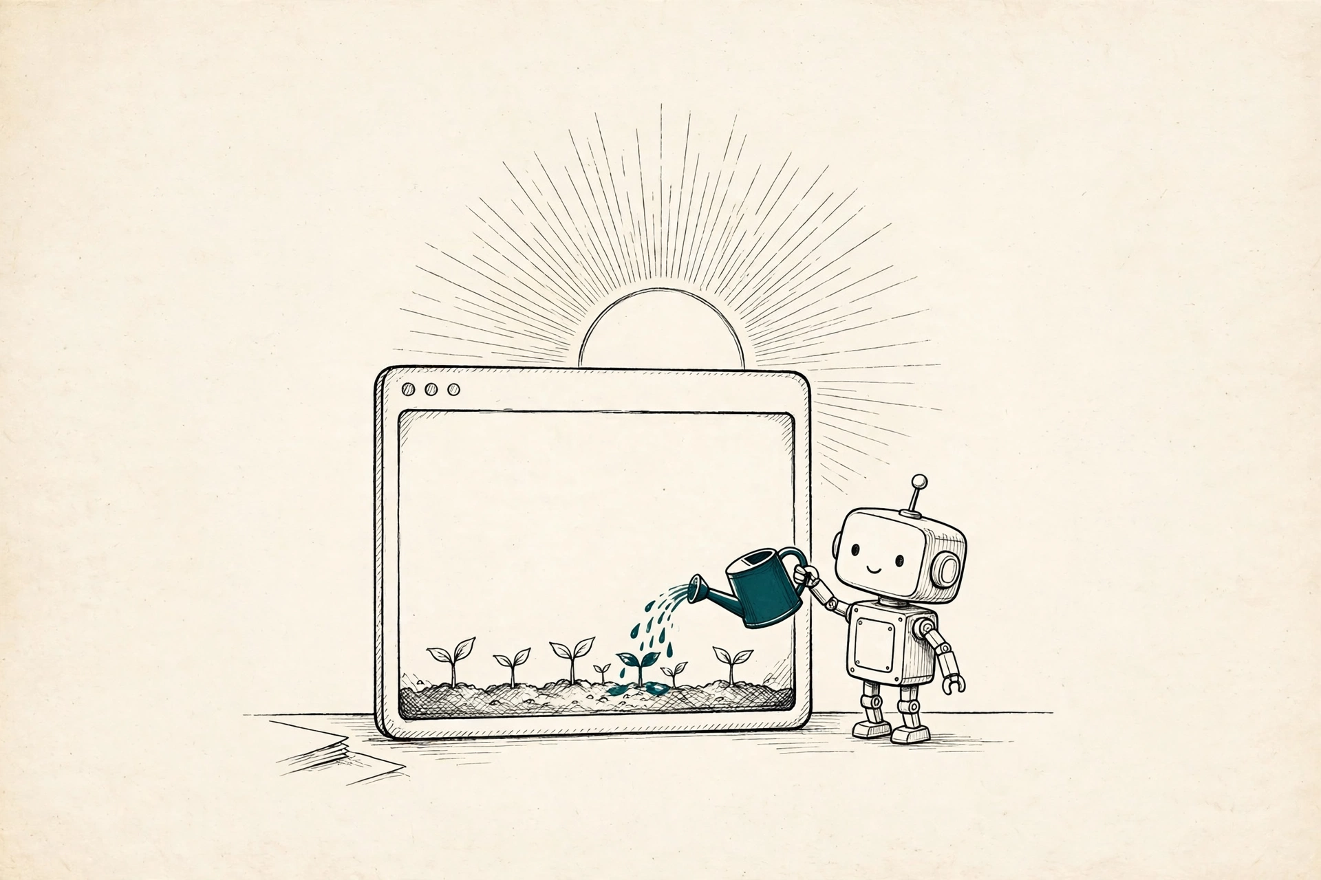 Day one: an AI takes over a blank WordPress site